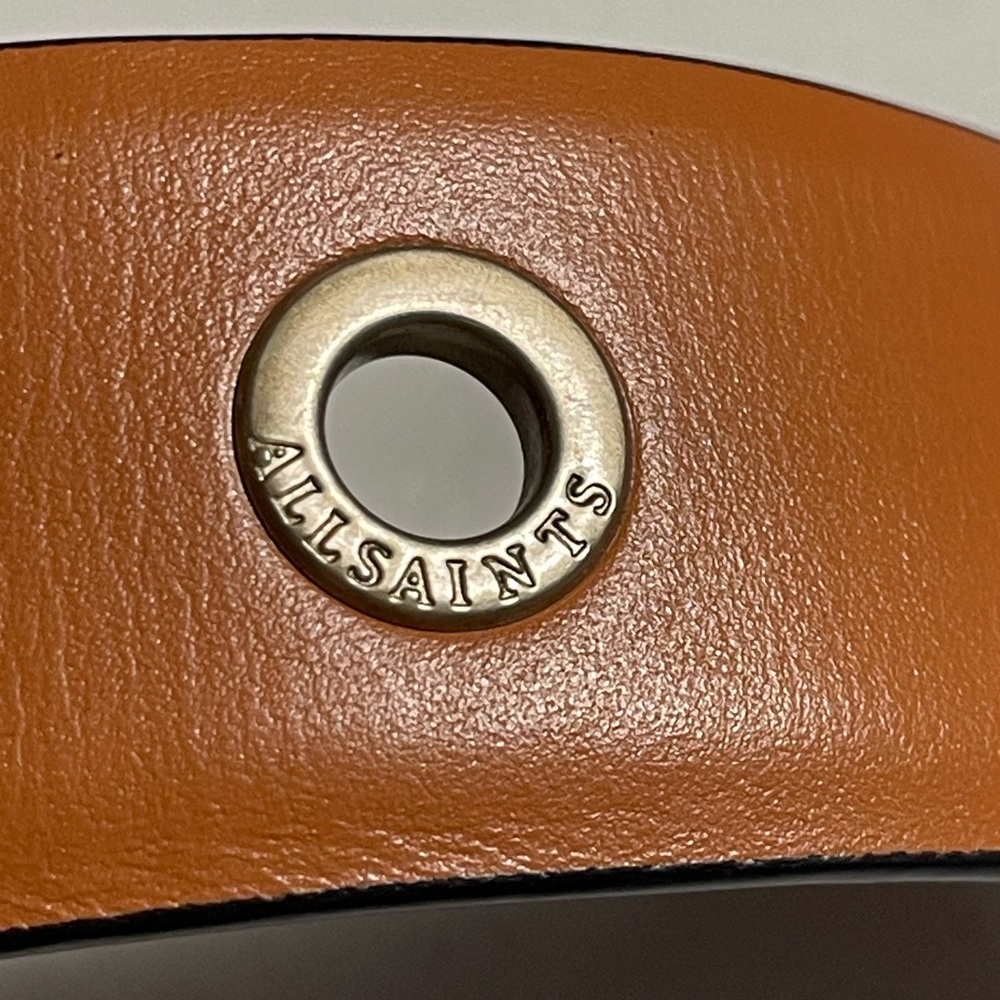 All Saints eyelet leather belt - Picture 10 of 10